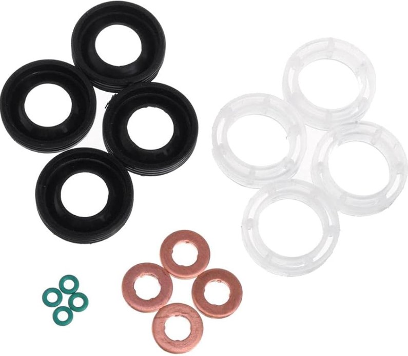 Injector Seals | Injector Rubber Seal – Fuel Injector Rubber Seal/O-Ring for Leak Prevention, Heat & Oil Resistant, Precision Fit, Durable Performance